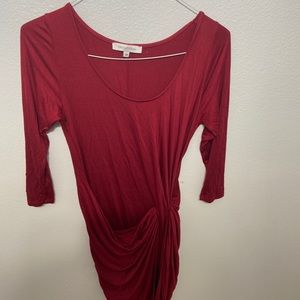 Burgundy Dress